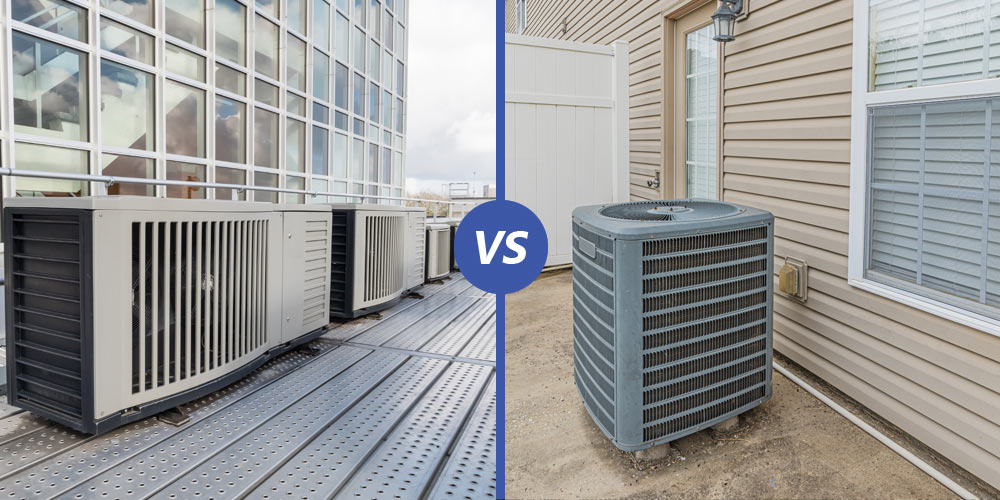 commercial vs residential hvac key differences explained 2
