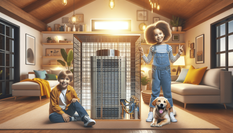 child and pet safety around hvac units